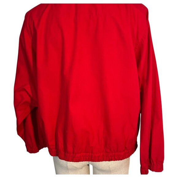 Koret City Blues Embroidered Floral Red Jacket Zipper Closure Size L Coat VTG - Picture 2 of 9